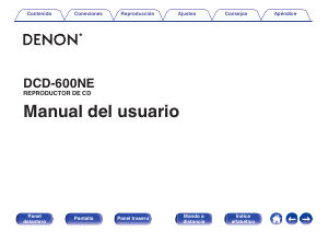 Manual de uso Denon DCD-600NE Reproductor de CD