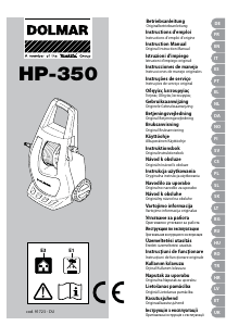 Manual de uso Dolmar HP-350 Limpiadora de alta presión