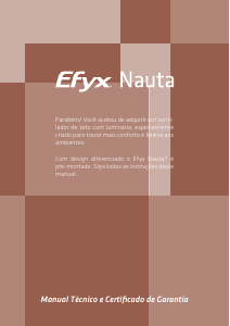 Manual Efyx Nauta Ventilador de teto