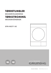 Bruksanvisning Grundig GTN 48271 GC Tørketrommel