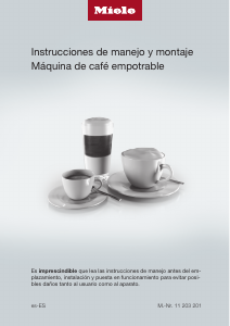 Manual de uso Miele CVA 7845 Máquina de café