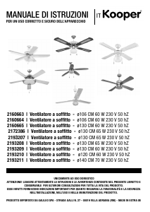 Manual Kooper 2160664 Ceiling Fan