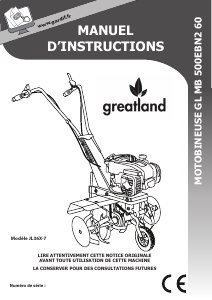 Mode d’emploi Greatland GL MB 500 EBN2 60 Cultivateur