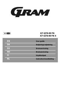 Handleiding Gram KF 6376-90 FN X Koel-vries combinatie