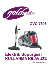 Kullanım kılavuzu Goldmaster GVC-7508 Elektrikli süpürge