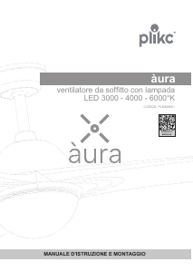 Manuale Plikc Aura Ventilatore da soffitto