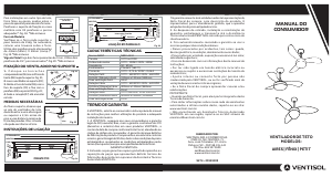 Manual Ventisol Fenix Ventilador de teto