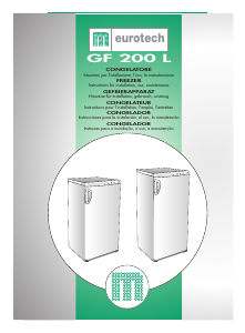 Bedienungsanleitung Eurotech GF 200 L Gefrierschrank