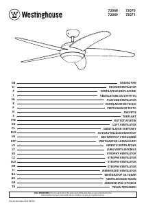 Manuale Westinghouse 7207140 Ventilatore da soffitto