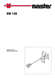 Manuale Würth RW 120 Miscelatore per cemento