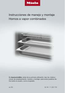 Manual de uso Miele DGC 7460 Horno