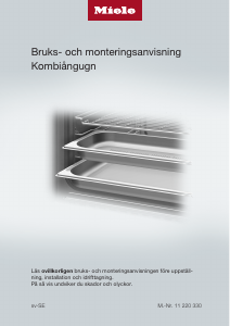 Bruksanvisning Miele DGC 7845 Ugn