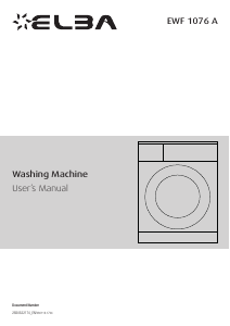 Handleiding Elba EWF 1076 A Wasmachine