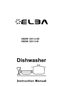 Handleiding Elba EBDW 1251 A W Vaatwasser