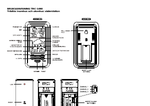 Bruksanvisning Denver TRC-1490 Väderstation