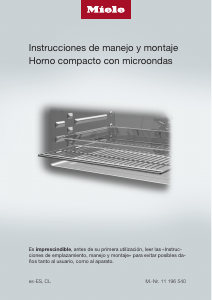 Manual de uso Miele H 7840 BM Horno