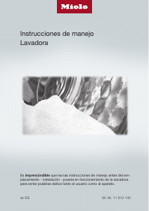 Manual de uso Miele WED 025 WCS Lavadora