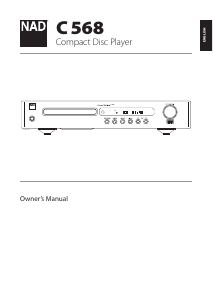 Manual NAD C 568 CD Player