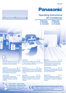 Manuale Panasonic CU-TE12HKE5 Condizionatore d’aria