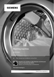 Manual Siemens WG44G2MG0 Washing Machine