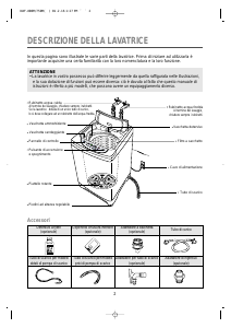 Manuale Daewoo DWF-800M Lavatrice