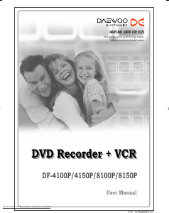 Handleiding Daewoo DF-4100P DVD-Video combinatie