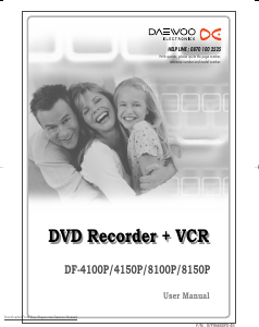 Handleiding Daewoo DF-4150P DVD-Video combinatie