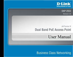 Manual D-Link DAP-2553 Access Point