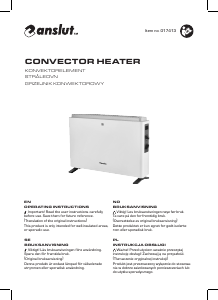 Manual Anslut 017-413 Heater