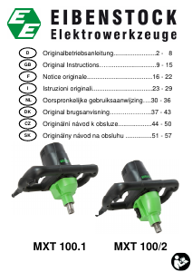 Manuál Eibenstock MXT 100.1 Míchačka na cement