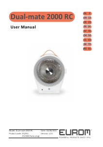 Manual Eurom Dual-mate 2000 RC Heater