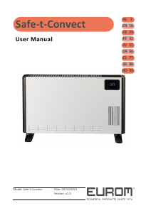 Manuál Eurom Safe-T-Convect 2400 Topení