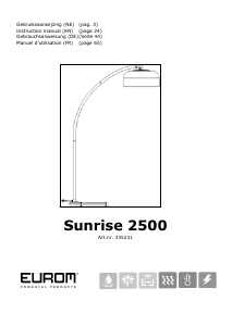 Handleiding Eurom Sunrise 2500 Terrasverwarmer