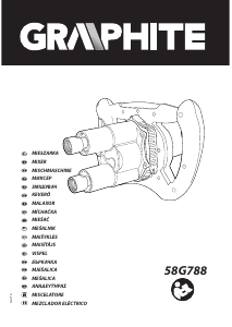 Manual Graphite 58G788 Amestecator de ciment