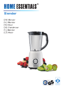 Mode d’emploi Home Essentials BL-124795 Blender