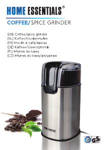 Manual Home Essentials CG-126285 Coffee Grinder