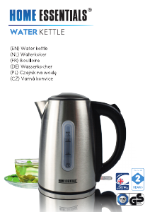 Manual Home Essentials WK-125510 Kettle