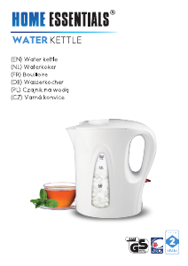 Manual Home Essentials WK-125456 Kettle