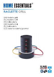 Mode d’emploi Home Essentials RG-124725 Gril raclette