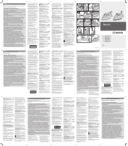 Manual de uso Bosch TDA2320 Plancha