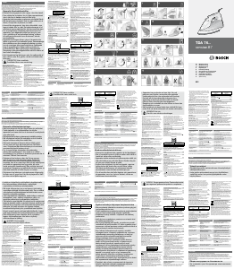 Brugsanvisning Bosch TDA7631GB Strygejern