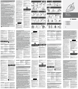 Manual de uso Bosch TDA7677 Plancha