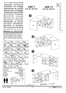 Manual Leen Bakker Lex Desk