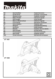 Manuál Makita UT1401 Míchačka na cement