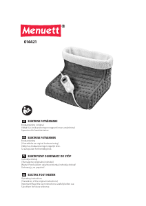 Manual Menuett 014-421 Foot Warmer