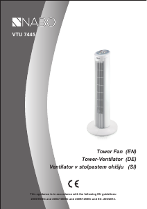 Bedienungsanleitung NABO VTU 7445 Ventilator