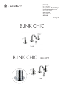 Bedienungsanleitung Newform 71035 Blink Chic Wasserhahn