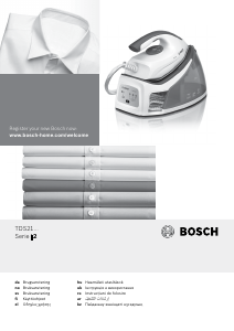 Manual Bosch TDS2140GB Fier de călcat