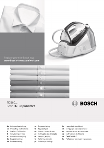 Használati útmutató Bosch TDS6010 Vasaló