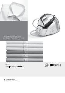 Manual Bosch TDS6080TR Iron